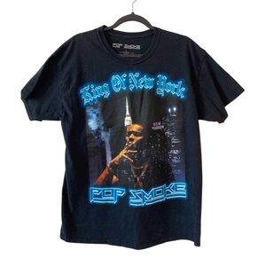 Pop Smoke Graphic Tee - Size L - Streetwear Collector Drop